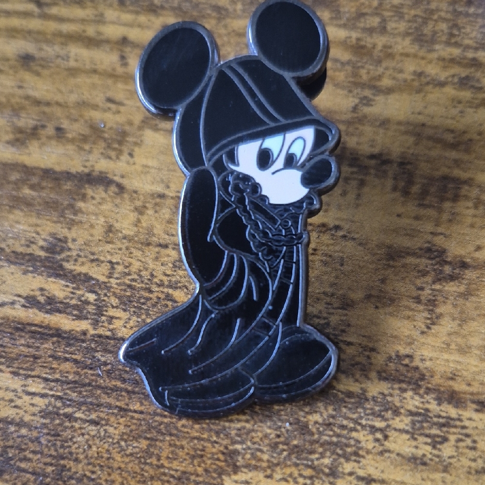 Disney Black Mickey Mouse Enamel Pin